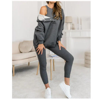 Women’s Vest Hoodie & Pants Set – Sleek 2‑ or 3‑Piece Active Luxe