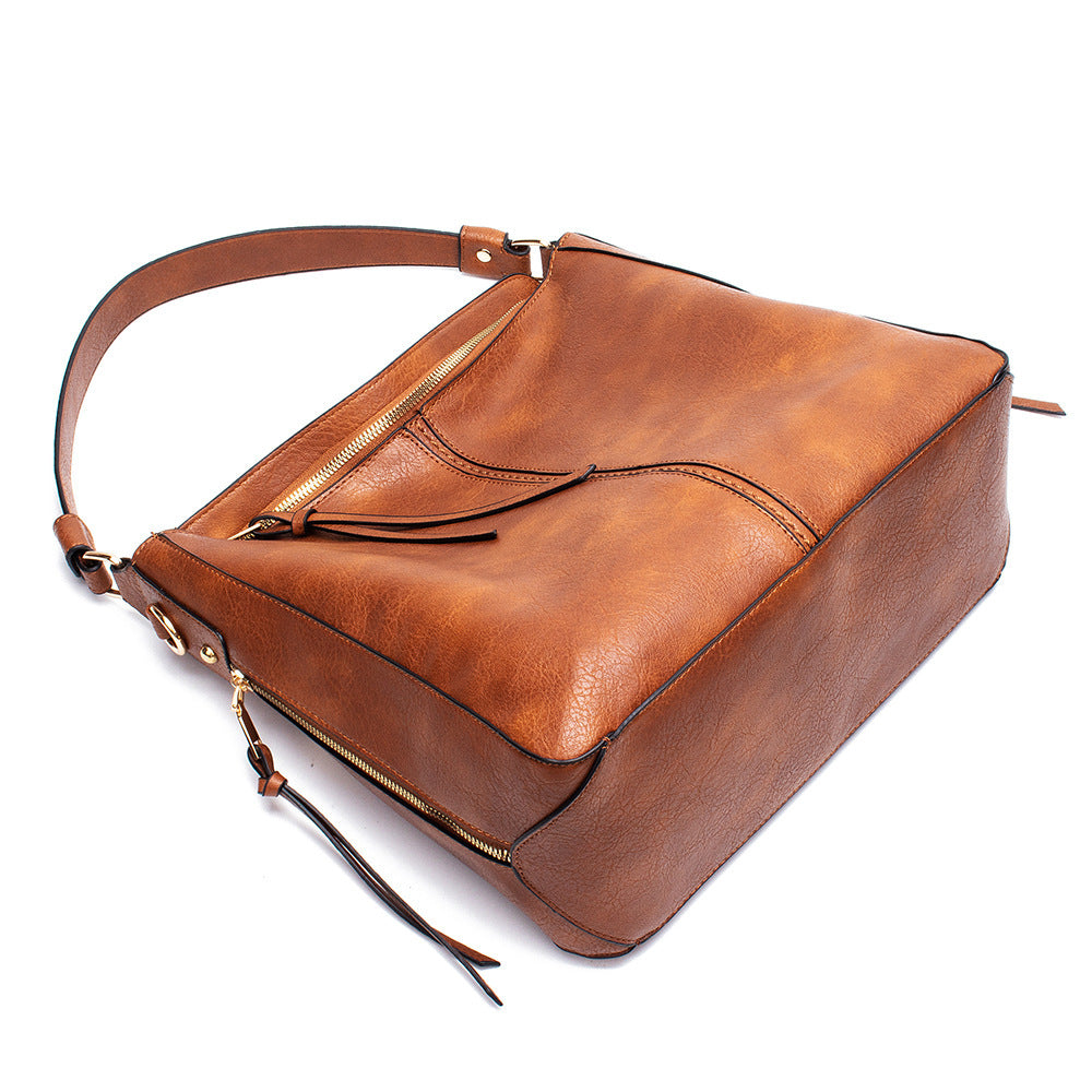 Women’s Hobo Shoulder Bag – Large Capacity Retro Tote