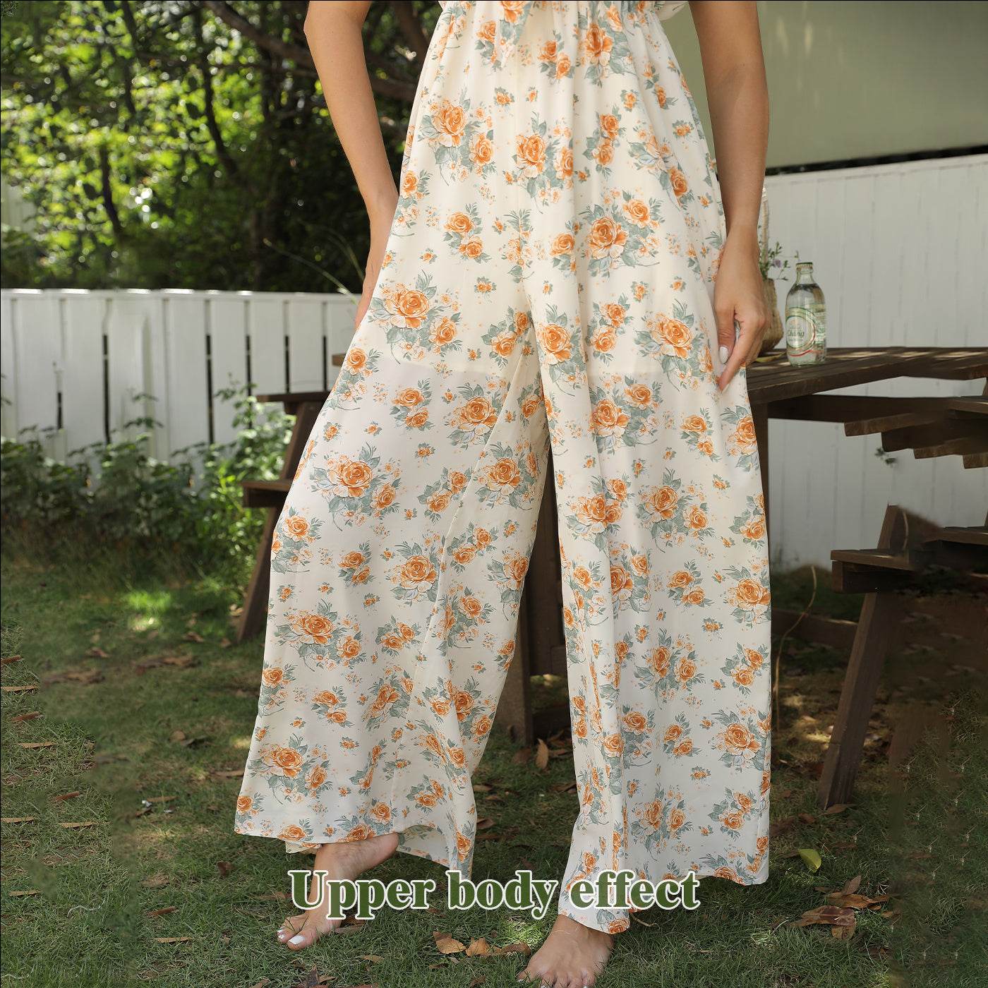 Women's Fashion Simple Printed Romper - Holy Mango Store