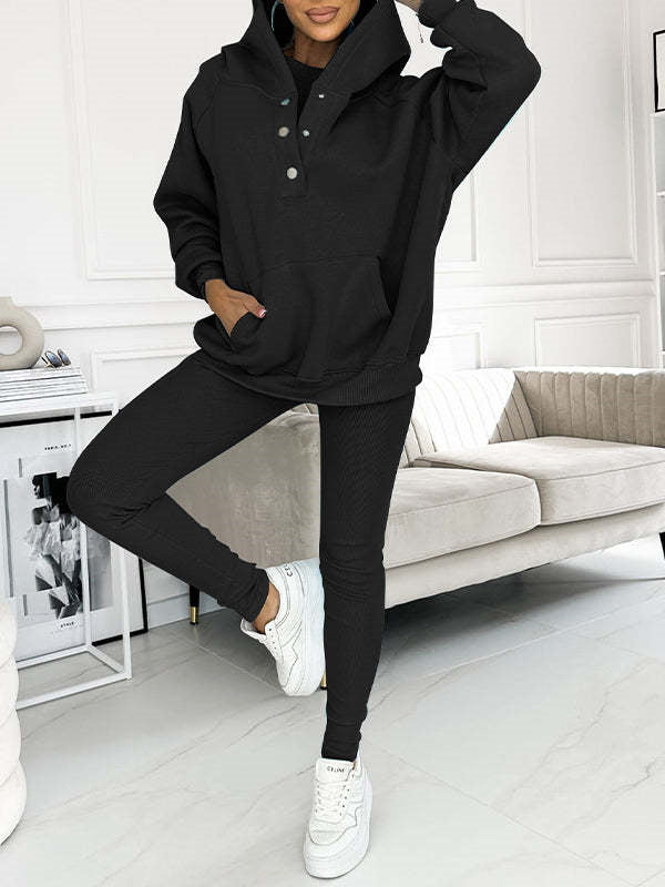 Women’s Vest Hoodie & Pants Set – Sleek 2‑ or 3‑Piece Active Luxe