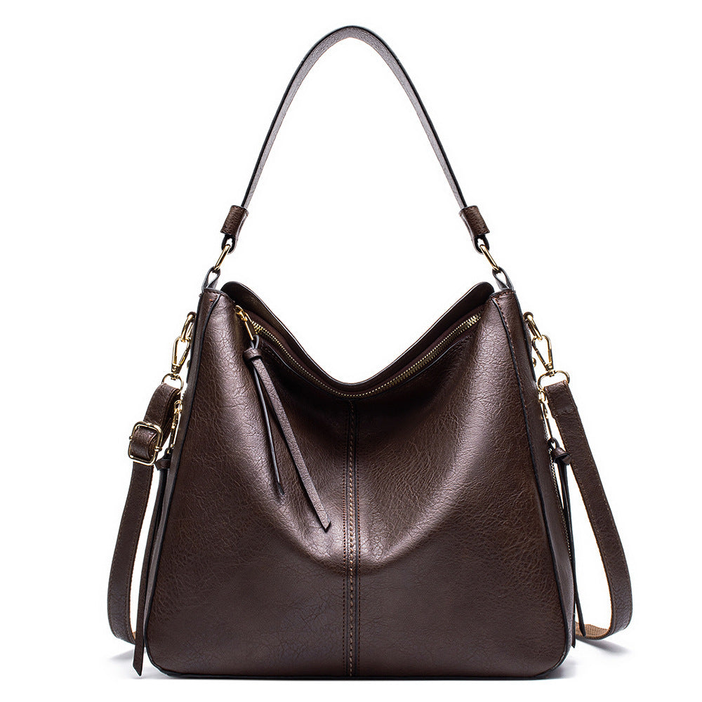 Women’s Hobo Shoulder Bag – Large Capacity Retro Tote