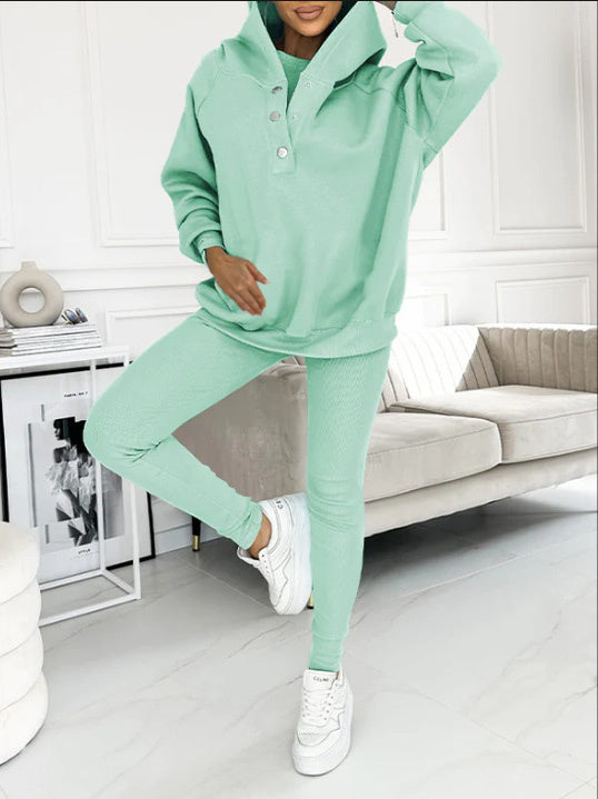 Women’s Vest Hoodie & Pants Set – Sleek 2‑ or 3‑Piece Active Luxe