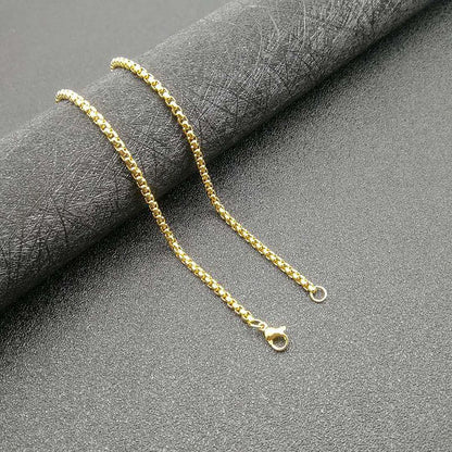 Six-Star Stainless Steel Pendant Necklace