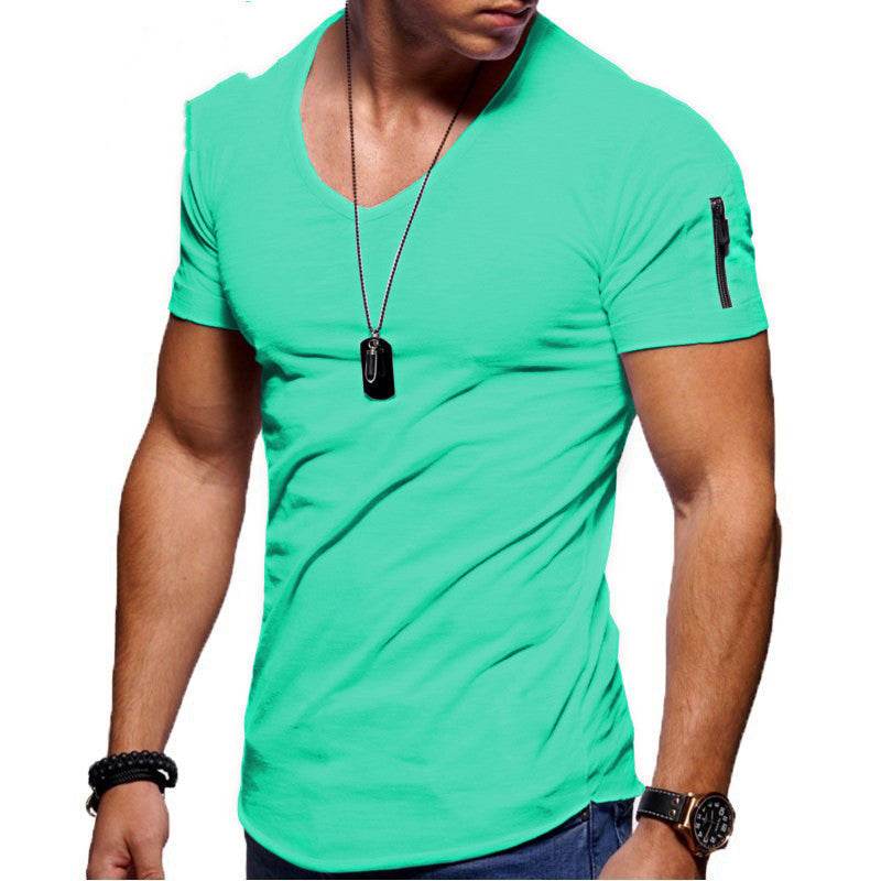 Men's Short Sleeve Cotton Casual T-shirt - Holy Mango Store