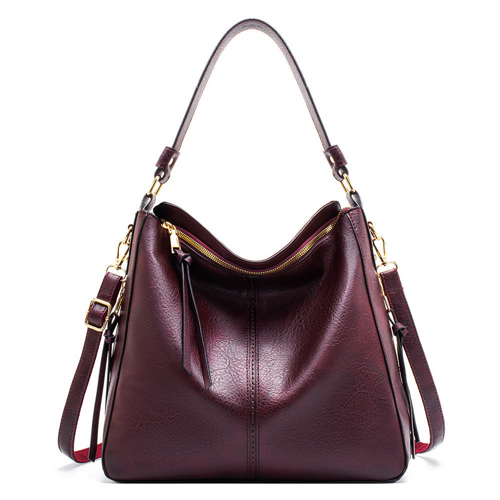 Women’s Hobo Shoulder Bag – Large Capacity Retro Tote
