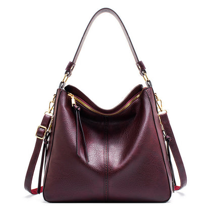 Women’s Hobo Shoulder Bag – Large Capacity Retro Tote