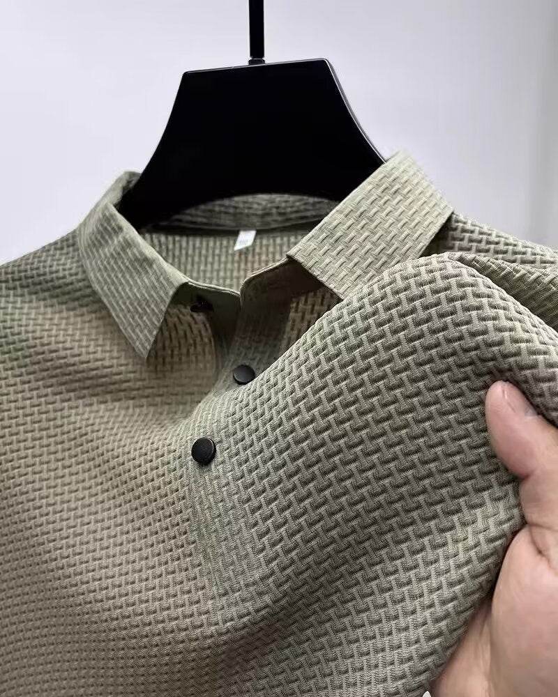 T-shirt Men's Short-sleeved Business Casual T-shirt Men's Polo Shirt - Holy Mango Store