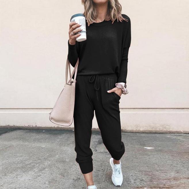 Two-piece Long Sleeved Harem Pants