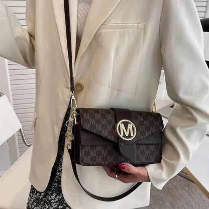 Stylish Shoulder Bag For Women, Simple PU Leather Flap Crossbody Bag, Fashionable Purse & Handbags - Holy Mango Store