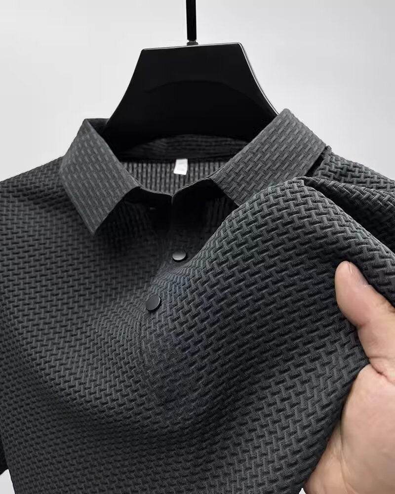 T-shirt Men's Short-sleeved Business Casual T-shirt Men's Polo Shirt - Holy Mango Store