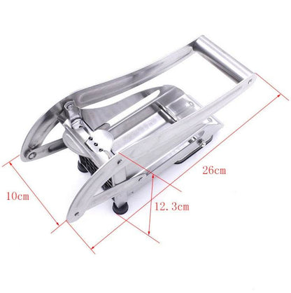 Holy Mango Store stainless steel vegetable cutter handheld rocker chopper with non slip feet and compact design