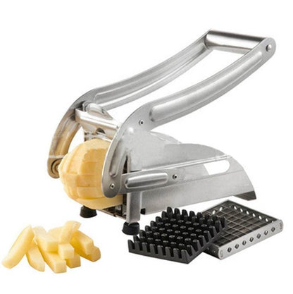 Holy Mango Store stainless steel vegetable cutter with interchangeable grid blades for fries and cubes