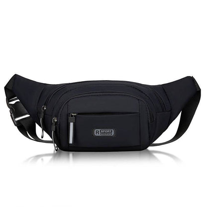 Holy Mango Store mens crossbody bag with multiple pockets in black for convenient storage