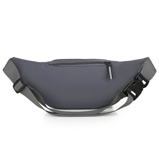 Holy Mango Store mens crossbody bag with multiple pockets in gray with adjustable strap