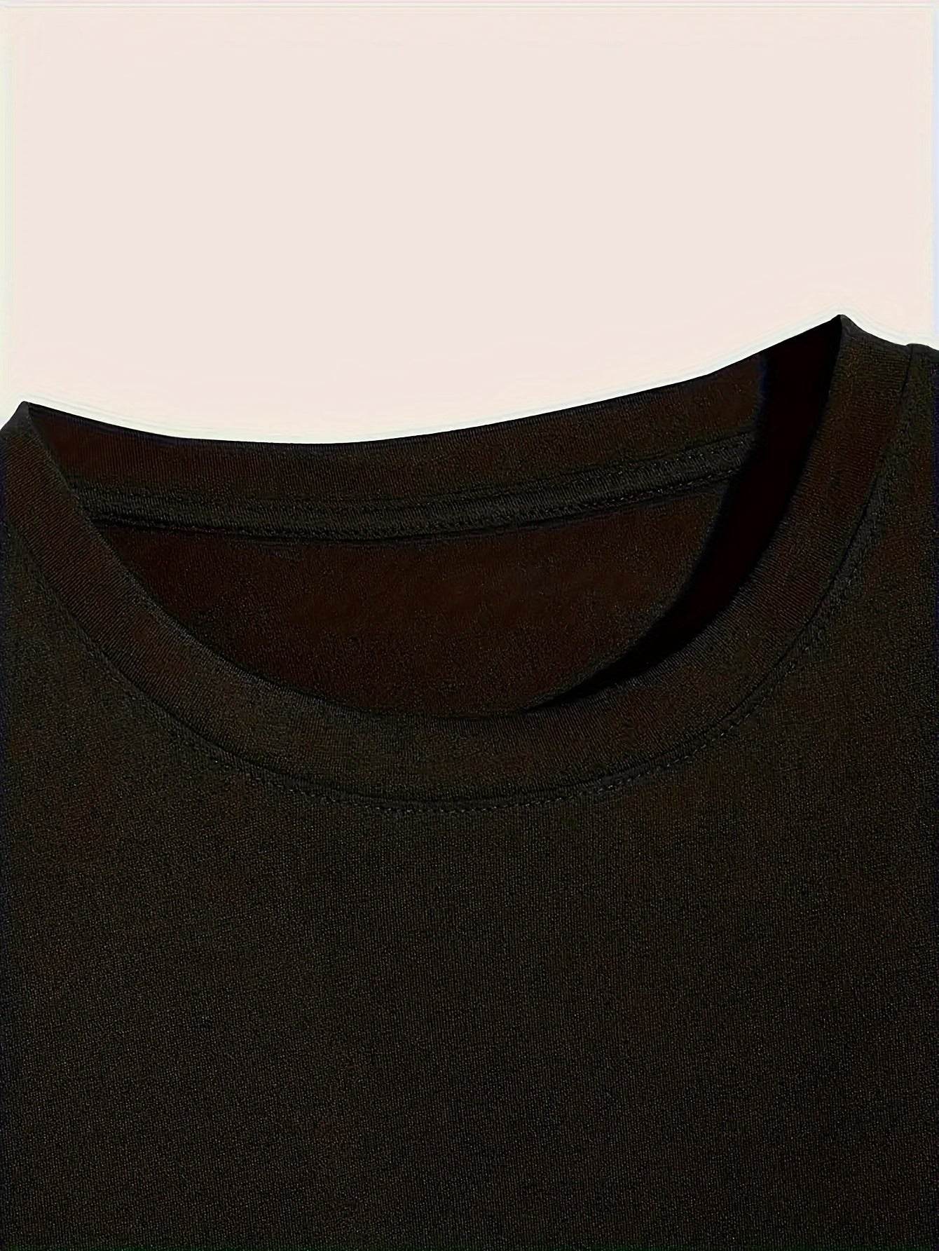 Black summer faith tee for men from Holy Mango Store featuring a comfortable round neckline