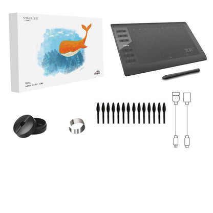 Holy Mango Store 10 inch artist drawing tablet with pen and accessories for digital art